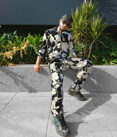 A before image of XR Couture client Monsef. Courtesy XR Couture