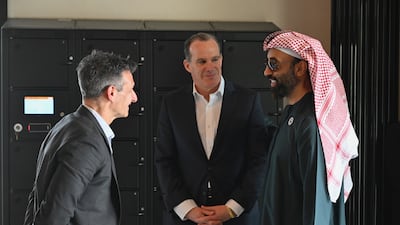 Sheikh Tahnoon discussed the latest developments in AI, future trends and advanced technologies with Lux Capital co-founder Josh Wolfe and venture partner Brett McGurk.