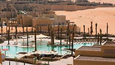 The Qasr al Sarab Desert Resort, located in the Liwa desert, is to open today.