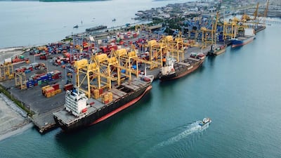 The Belawan New Container Terminal in Indonesia. DP World's planned expansion of the terminal will help develop the economy of Sumatra. Photo: Midstream