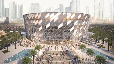 The 500,000 sq ft arena is expected to be completed by the end of 2018. Courtesy Meraas
