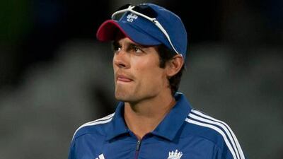 England captain Alastair Cook watches his side's loss to South Africa at Trent Bridge.