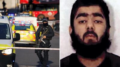 Usman Khan killed two people near London Bridge after fooling deradicalisation officials into believing he was rehabilitated. Getty / AP