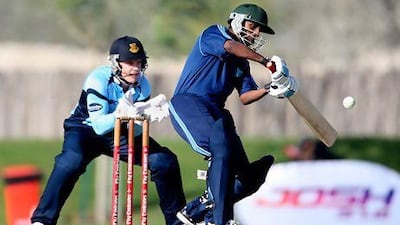 Set a daunting target of 173 by Sussex Sharks in the final, Fly Emirates batsmen tried to go for the shots and folded cheaply. Jaime Puebla / The National