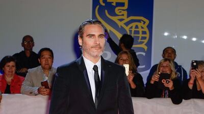 Joaquin Phoenix attends the 'Joker' premiere during the 2019 Toronto International Film Festival on September 9, 2019. AFP