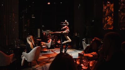 Performances are a blend of ballet, contemporary dance and circus acts