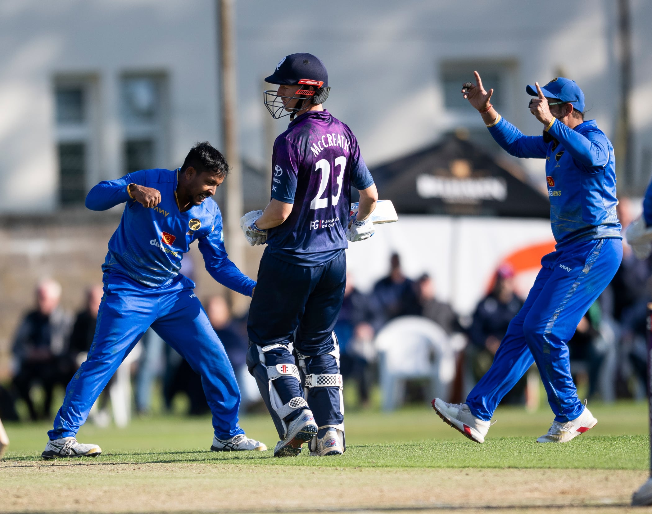 The UAE have never won an away ODI against Scotland, and they cannot get much closer, losing by one wicket.