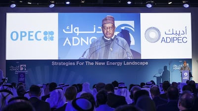 Mohammed Barkindo, the secretary general of Opec, said that Russia was “on board” for a deal to curb oil output. Mona Al Marzooqi / The National