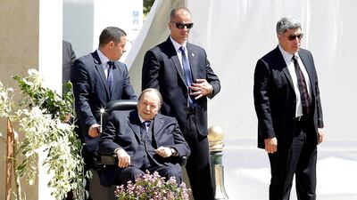 Algerian President Abdelaziz Bouteflika in Algiers last April. Ramzi Boudina / Reuters