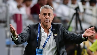 Hernan Crespo has seen his Al Ain team overcome Saudi Pro League sides Al Nassr and Al Hilal on way the ACL final. Photo: Al Ain Club