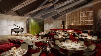 A rendering of Belcanto, which is due to open at Dubai Opera in early 2022. Photo: Belcanto