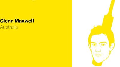 The Big Show. Glenn Maxwell has dipped just a little from the phenomenal form fans in the UAE would have witnessed when part of the IPL was played here in 2014. But he is still easily one of the biggest hitters around in world cricket. Few batsmen can hit sixes in as many styles as Maxwell either. The reverse sweep, the reverse pull, the ramp, the scoop, the switch hit – he has every modern-day bling shot in the bag. - Osman Samiuddin (Illustration: Mathew Kurian / The National and Kevin Jeffers / The National)