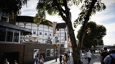 Shakespeare’s Globe Theatre in London. Courtesy John Wildgoose