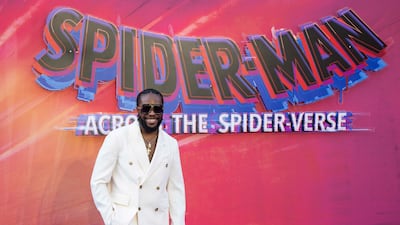 Shameik Moore at the Gala Screening of the film 'Spider Man: Across the Spider Verse' in London on June 1. AP