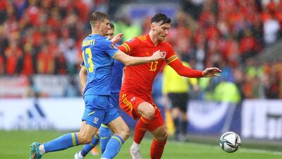 Kieffer Moore - 7, Made some good knockdowns throughout and linked play well but was unable to find the target when a rare chance came. Selflessly picked out Ramsey for the chance that should have resulted in a Wales second. Getty