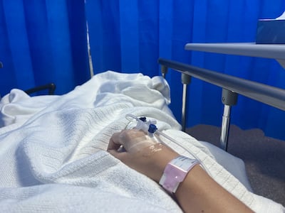 The writer undergoes the procedure under conscious sedation rather than anaesthetia. Photo: Harriet Shephard