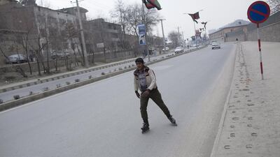Roller blading into a new future.
