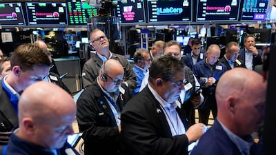 Traders at the New York Stock Exchange. Following the large sell-off in risky assets in the third quarter, there was a brief relief rally at the end of September and early October. AP