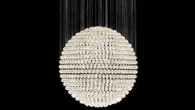 Ball is available in three sizes, starting from £17,000 (Dh101,170). For stockists see www.swarovskicrystalpalace.com