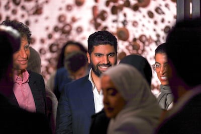 Saudi Arabia’s Minister of Culture Prince Badr bin Abdullah bin Farhan Al Saud, centre, pictured at the Venice Biennale. Twitter: BadrFAlSaud