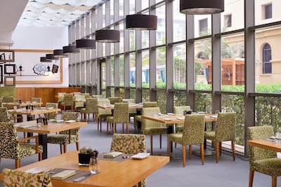 Enjoy iftar inside or poolside at Movenpick Jumeirah Beach's restaurant. Photo: Movenpick Jumeirah Beach