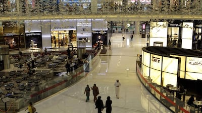 Emaar Properties will float 25 per cent of its retail and malls unit on the Dubai Financial Market instead of the mandatory 55 per cent. Above, inside Dubai Mall, which is operated by Emaar. Kamran Jebreili / AP Photo