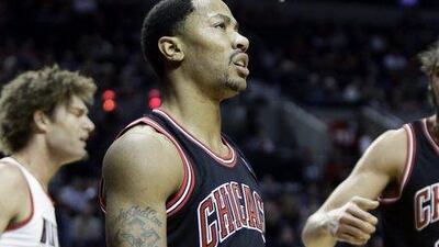 Derrick Rose, of the Chicago Bulls, is out injured for an indefinite period. Don Ryan / AP Photo