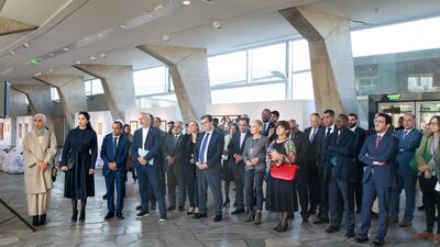 The joint UAE and UN Revive the Spirit of Mosul event, at UNESCO headquarters in Paris.
