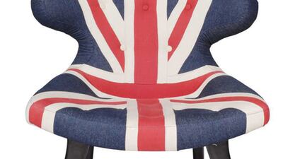 Union Jack chair from the quirky designer Andrew Martin?