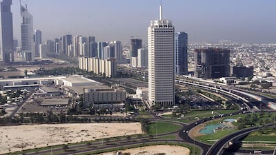 Dubai's World Trade Centre in 1999. The building is an example of modernism with local motifs. AFP