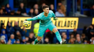 Kepa Arrizabalaga of Chelsea. EPA