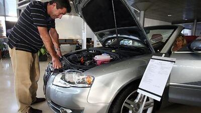 Sales of Audi cars grew 16.4 per cent last year in the region. Amy Leang / The National