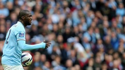 Yaya Toure took to Twitter this week to express his apparent unhappiness at Manchester City. Scott Heppell / AP