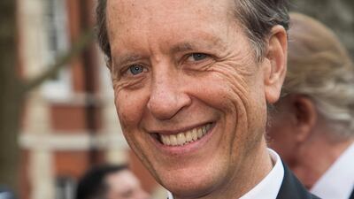 Richard E. Grant arrives at the Olivier Awards at the Royal Albert Hall on April 7, 2019. AP