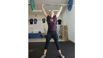 Candice Howe tore a muscle but that has not stopped her from continuing her training as she tries to reach the finals in Japan. Jaime Puebla / The National