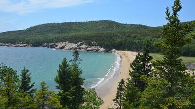 Sand Beach in Acadia National Park, Maine. Photo by Rosemary Behan