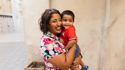 Rashika Jesani, seen here with her son, says receiving an ADHD diagnosis was a lightbulb moment. Photo: Rashika Jesani
