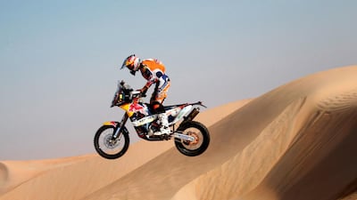 Sam Sunderland on the Emirates Desert Championship: ‘It’s good to race in the desert any time I get the chance’. Courtesy Photo