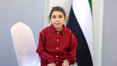 'I can run and play again. I’m happy, and soon I’ll see my grandparents,' Rahaf said. Victor Besa / The National