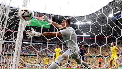 ROMANIA RATINGS: Will not be happy with either goal with his positioning questionable for both. Several good saves in second half as Dutch ended game having had 23 attempts on goal. Reuters