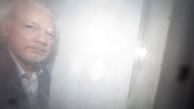 Wikileaks founder Julian Assange arrives at Westminster Magistrates Court in London on Friday. Reuters