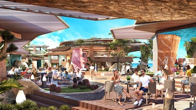 How Sindalah island might look once tourists arrive. Photo: Neom