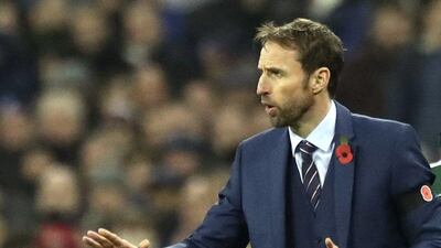 Gareth Southgate's final game in charge of England as the interim manager is against Spain on Tuesday night. Matt Dunham / AP Photo