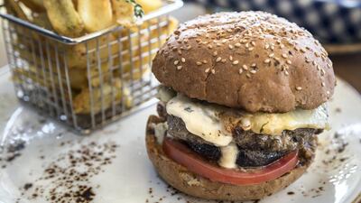Eat Greek's Moussaka Burger Antonie Robertson / The National