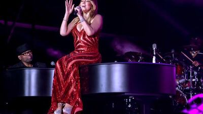 Mariah Carey was the headliner at the Emirates Airlines Dubai Jazz Fest on February 23, 2017. Victor O. Besa for The National