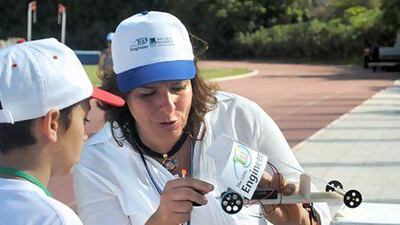 Rana El Chemaitelly founded The Little Engineer to provide children and teenagers with a place to hone their engineering skills. Courtesy Rana El Chemaitelly