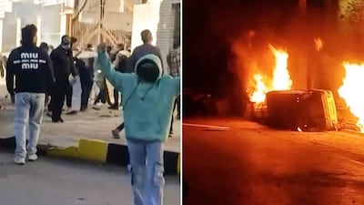 The unrest began on Sunday when shopkeepers in Tehran closed their businesses in protest against the sharp fall of the rial