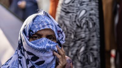 'We want to return, but we don’t have the money to do so,' explains Gul Shirin, a mother of five from Kunduz. Stefanie Glinski / The National