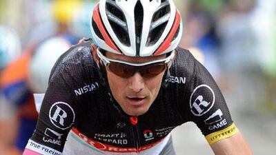 Frank Schleck in action during the Tour De France