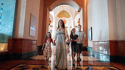 This time around Melissa Ziarno and her family booked into a hotel right down the road ? the Atlantis.